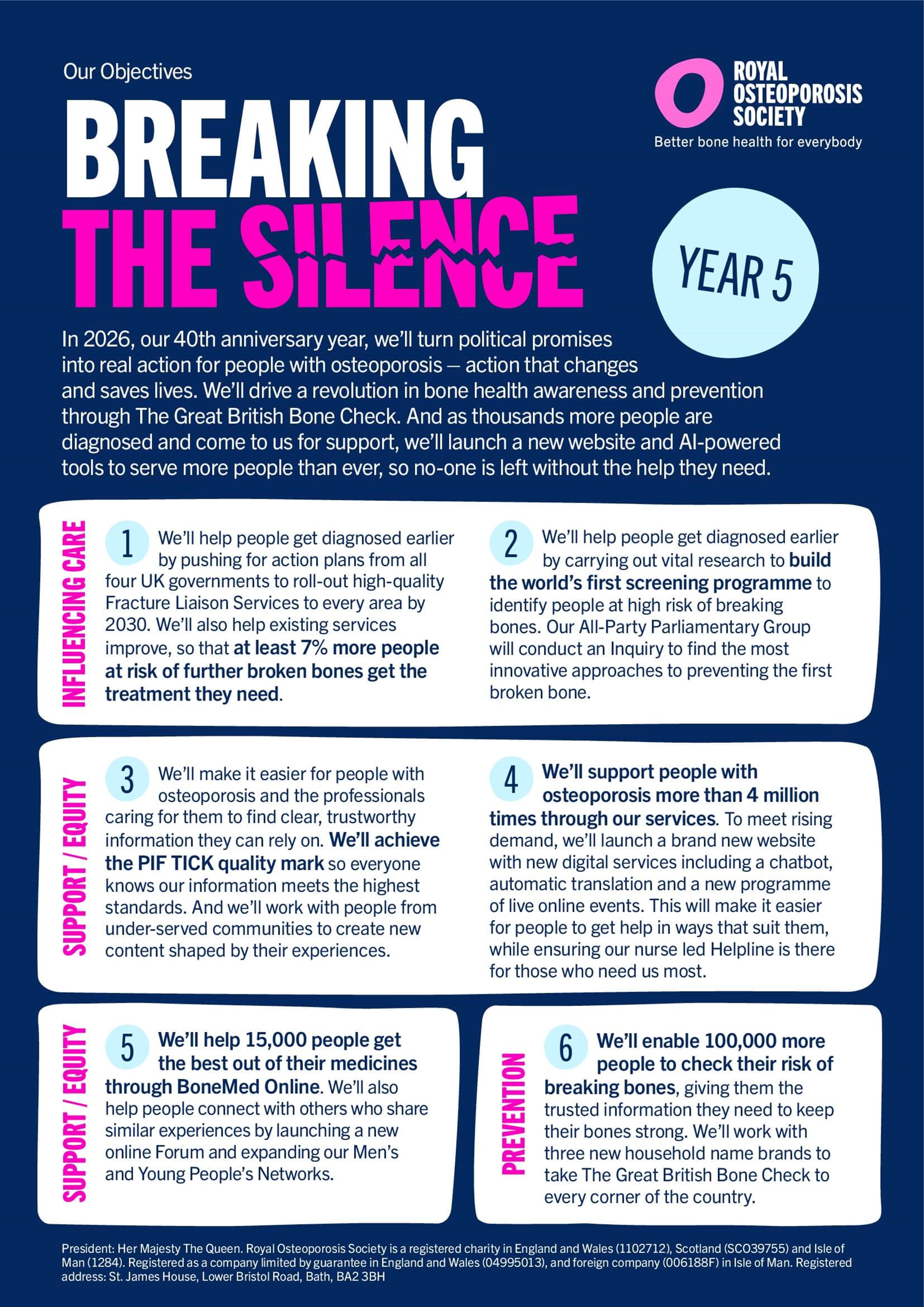 Breaking The Strategy Year 5 infographic