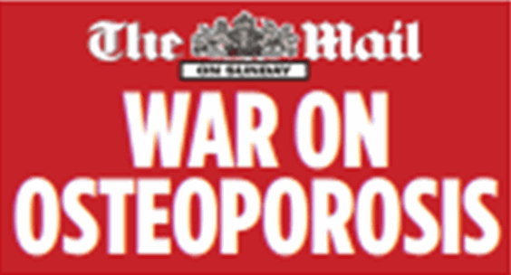 The Mail war on osteoporosis logo